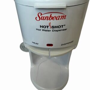 Sunbeam Hot Shot 3211 Electric Hot Water Dispenser 0.5 Qt White 1450W Tested